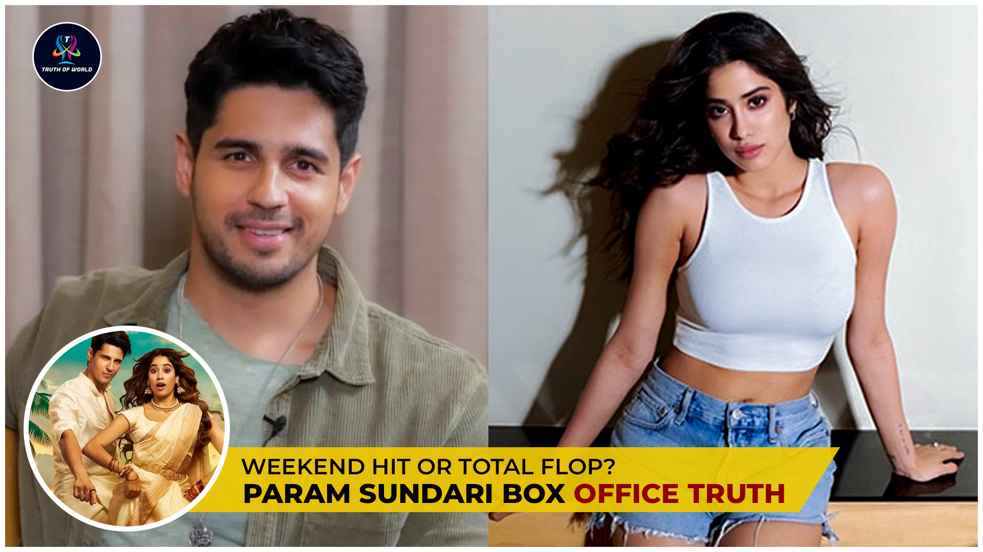 Param Sundari Day 1 Box Office Collection Poster