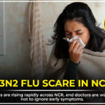 Crowded Delhi hospital ward as H3N2 flu cases rise in NCR, doctors urge people to watch for key symptoms.