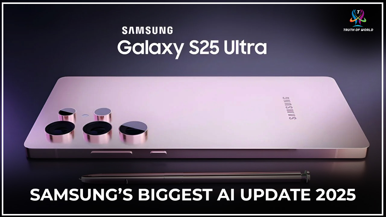 Samsung Galaxy S25 with One UI 8 update 2025 featuring AI-powered tools, new design, and smart features.