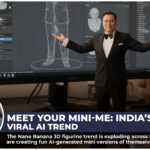 AI-generated Nano Banana 3D figurine representing India’s viral mini-me trend.