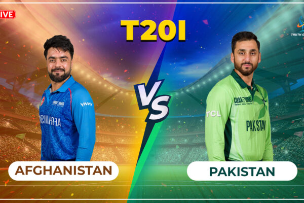 Rashid Khan celebrates wicket against Pakistan in T20 tri-series 2025