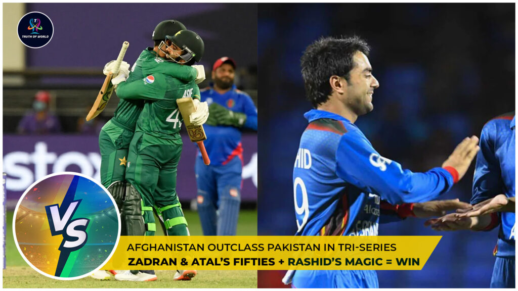 Afghanistan Shock Pakistan by 18 Runs