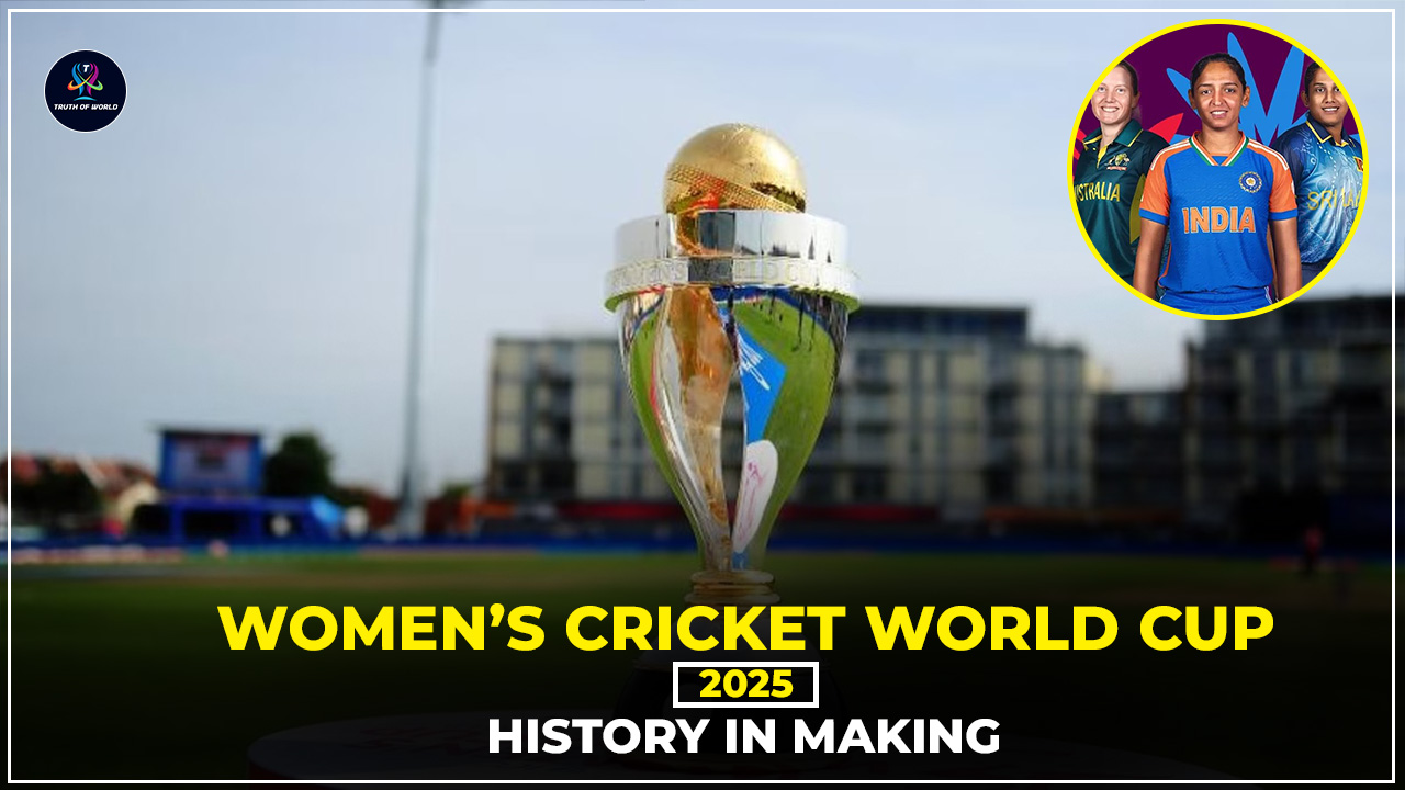 2025 Women’s Cricket World Cup in India and Sri Lanka, players in action, fans cheering in packed stadiums