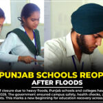 Students return to schools in Punjab after floods, classrooms reopen with safety checks and government relief measures, September 2025 update.