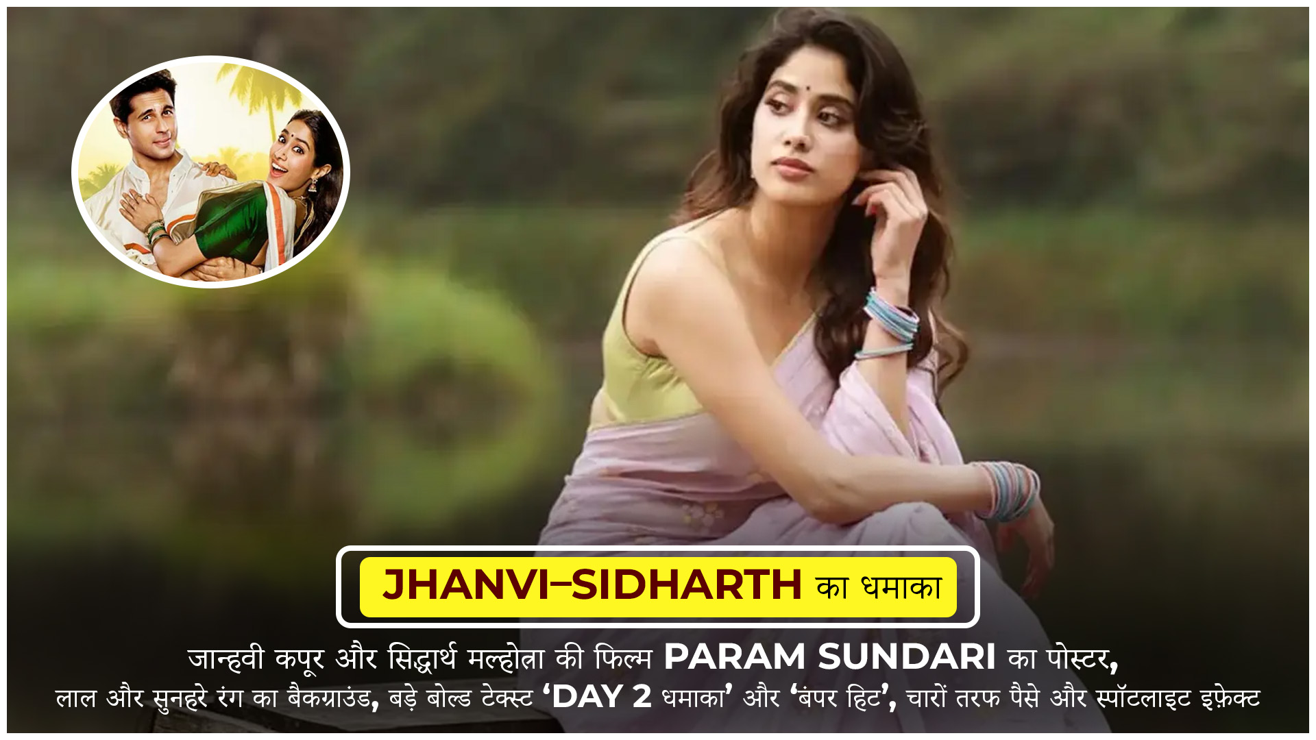 Jhanvi Kapoor and Sidharth Malhotra Movie Earnings Thumbnail