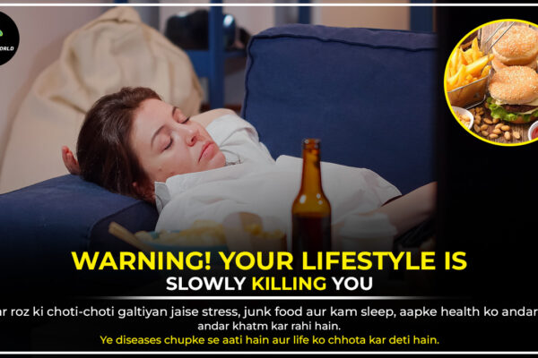 Unhealthy lifestyle habits like stress, junk food, and lack of sleep are slowly damaging health and causing lifestyle diseases