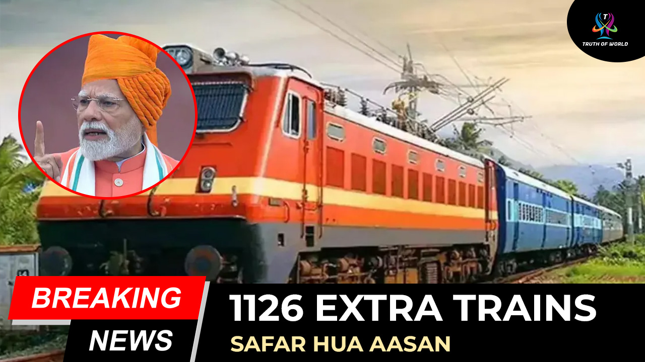 Indian Railways Diwali Special Trains 2025 announcement with 1126 festival special trains for Diwali puja