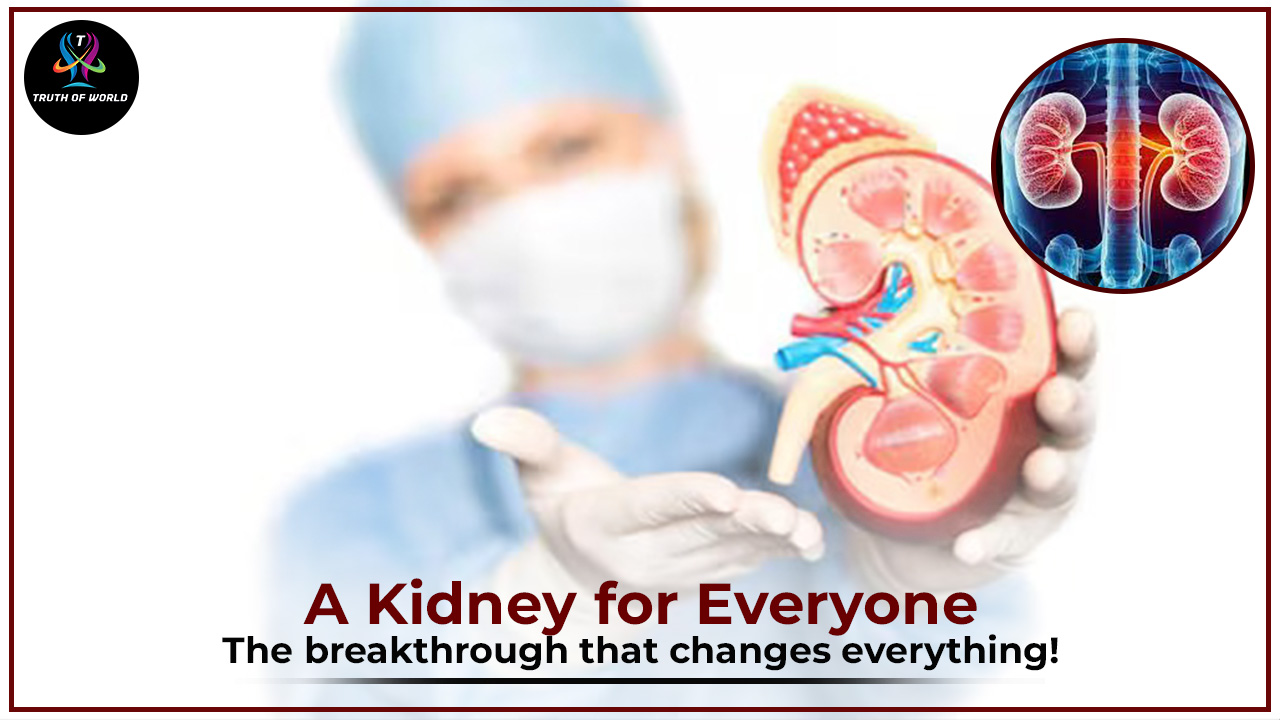 Scientists announce breakthrough in creating a universal donor kidney that could eliminate organ transplant barriers.