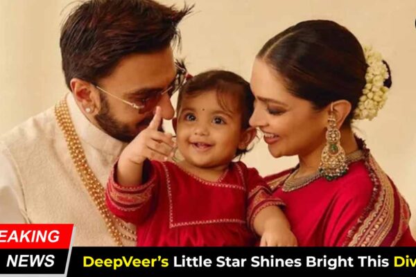 Deepika Padukone and Ranveer Singh celebrate Diwali 2025 with daughter Dua Padukone Singh, revealing her adorable face for the first time.