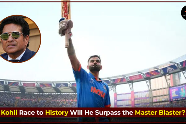 Virat Kohli getting closer to Sachin Tendulkar’s record for most ODI runs, sparking debate among cricket fans worldwide.