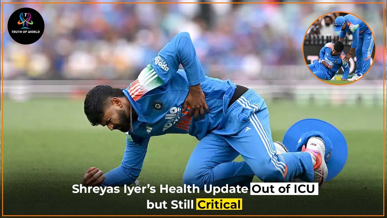Indian cricketer Shreyas Iyer moved out of ICU after a major injury, doctors say his health remains delicate.