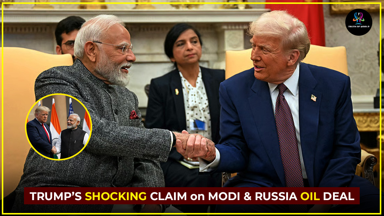Donald Trump’s Russia-oil remark creates controversy as he claims PM Modi promised to cut oil imports from Russia, sparking political debate worldwide.