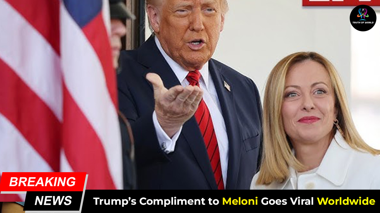 Donald Trump praises Italian PM Giorgia Meloni at Egypt Summit, calling her beautiful and sparking global debate