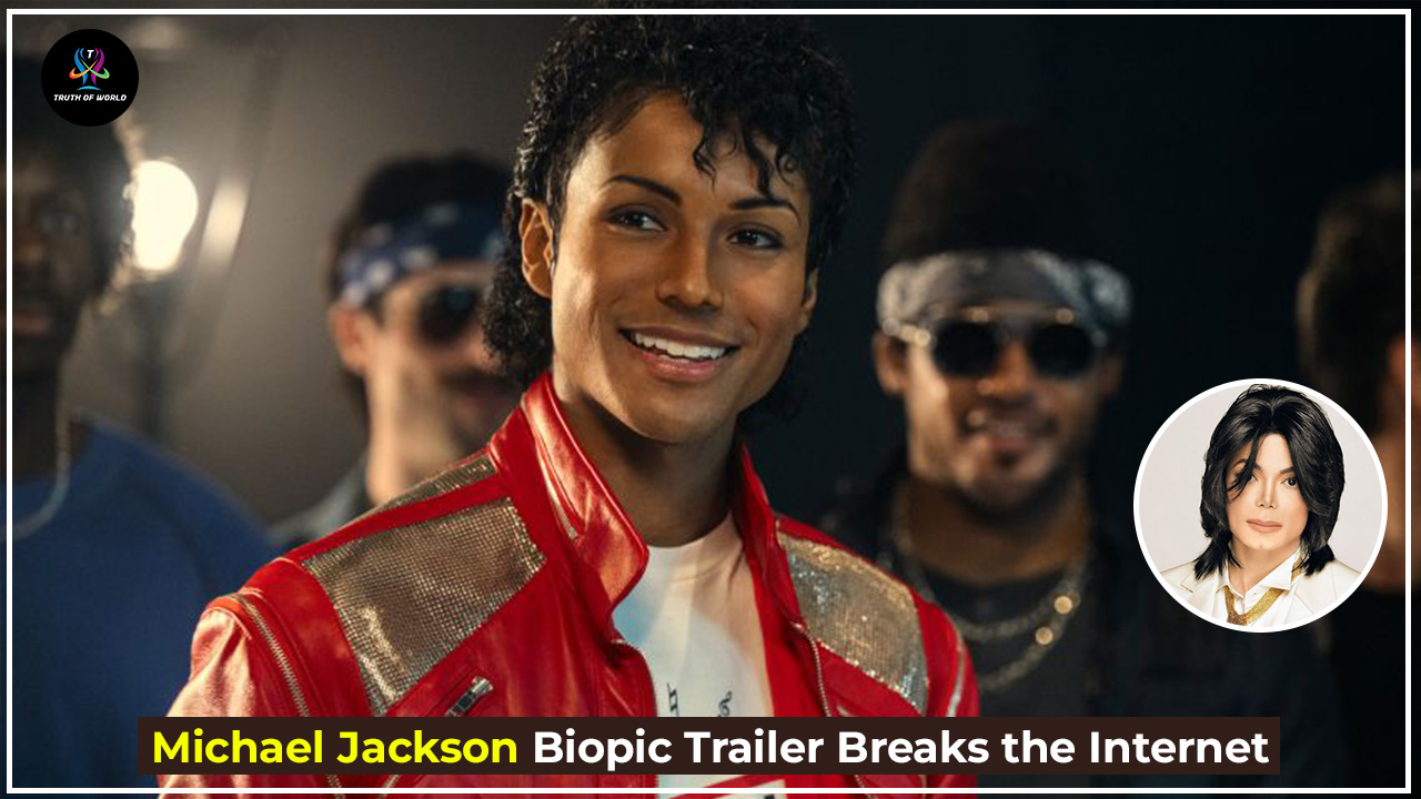 Michael Jackson biopic teaser trailer showcasing the making of the King of Pop.