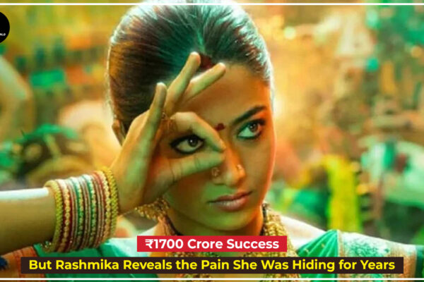 Rashmika Mandanna speaking emotionally about her past relationship and healing journey after Pushpa 2’s ₹1700 crore success.